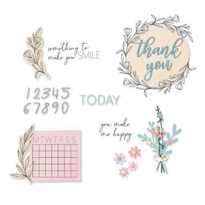 Sizzix Clear Stamps und Outline-Stanzschablonen - Time Out
